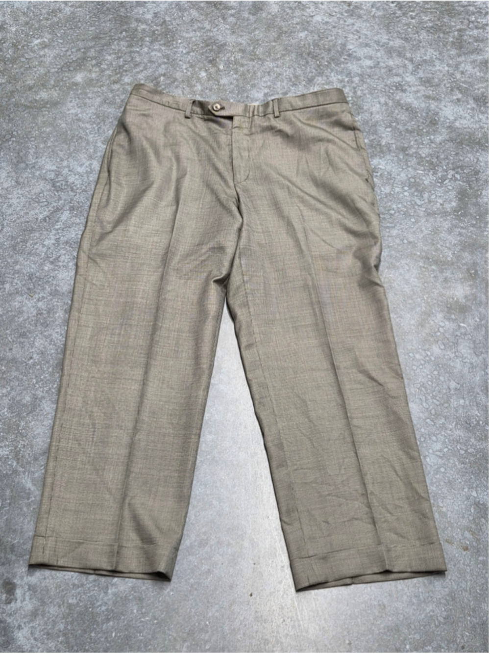 Tasso Elba Men's Dress Pants Silk Wool Blend 36x27